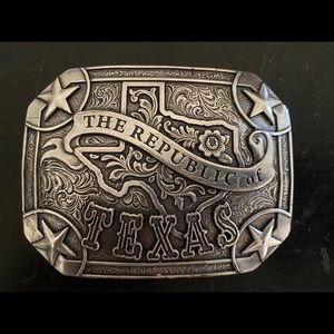 Nocona Republic of Texas Belt Buckle